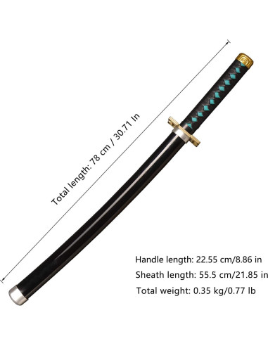 Espada Cosplay Tokitou Muichirou 76,2 cm Juguete Plástico