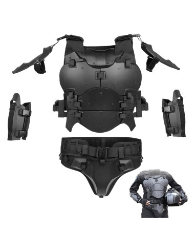 Chaleco Táctico WosporT 5 en 1 Ajustable Negro