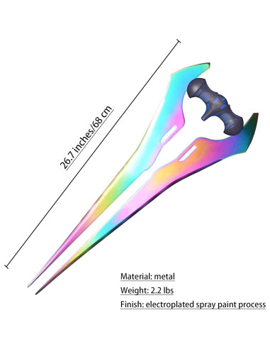 Espada de Energía Halo SV Acero Inoxidable 67.8 cm Cosplay