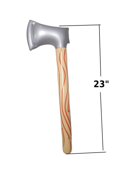 Hacha Inflable Realista Zugar Land 58 cm para Disfraz Hacha Inflable Realista Zugar Land 58 cm para Disfraz