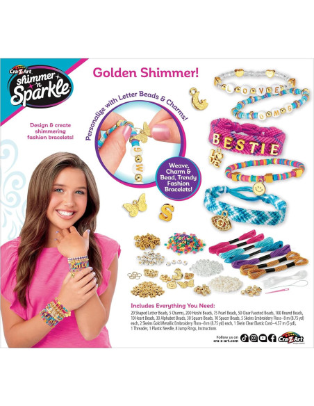 Kit de Pulseras de Moda A-Z Brillante Cra-Z-Art - 15 Piezas Kit de Pulseras de Moda A-Z Brillante Cra-Z-Art - 15 Piezas