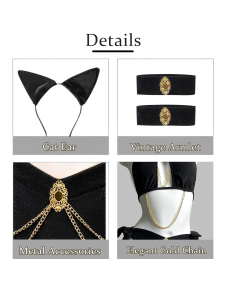 Traje de Cosplay Egipcio Paloli para Mujeres con Top y Falda Traje de Cosplay Egipcio Paloli para Mujeres con Top y Falda