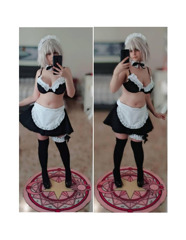 Disfraz de Sirvienta Maid Outfit Anime Cosplay Lencería Mujer
