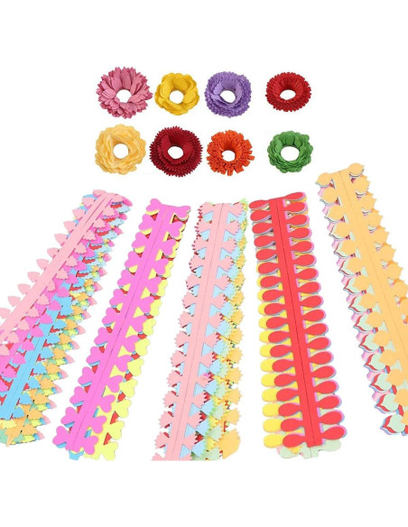Woohome 143 PCS Tiras de Papel Quilling para Manualidades Woohome 143 PCS Tiras de Papel Quilling para Manualidades
