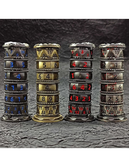 Ruleta de Dados Metálica Dragonstone Keep D&D 7-en-1 Ruleta de Dados Metálica Dragonstone Keep D&D 7-en-1