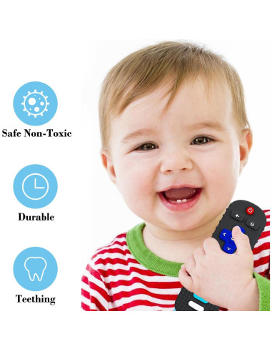 Mordedor para Bebés Control Remoto Silicona Libre de BPA