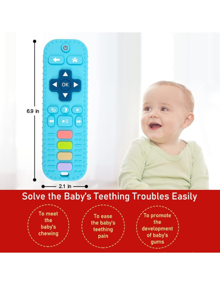 Mordedores de Dentición para Bebés 0-12 Meses 2Pack Mordedores de Dentición para Bebés 0-12 Meses 2Pack