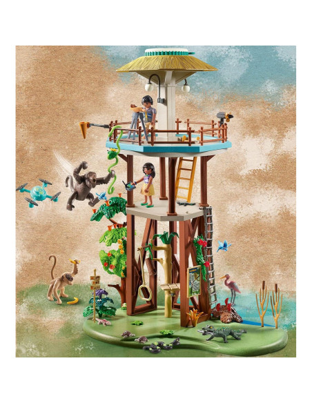 Torre de Investigación PLAYMOBIL Wiltopia con Brújula 33cm Torre de Investigación PLAYMOBIL Wiltopia con Brújula 33cm