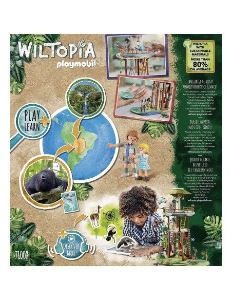 Torre de Investigación PLAYMOBIL Wiltopia con Brújula 33cm Torre de Investigación PLAYMOBIL Wiltopia con Brújula 33cm