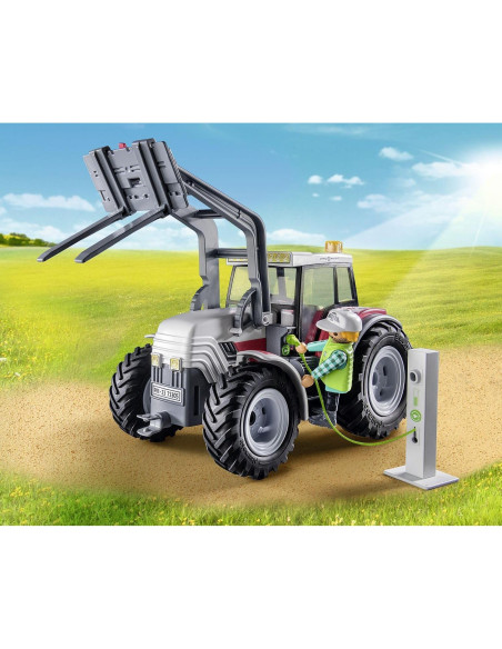 Tractor Grande Playmobil 71305 con Estación de Carga Tractor Grande Playmobil 71305 con Estación de Carga