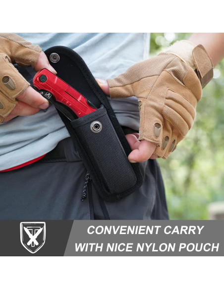 Cuchillo Multi-herramienta Titorld 9 en 1 Acero Inoxidable Cuchillo Multi-herramienta Titorld 9 en 1 Acero Inoxidable
