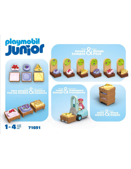 Playmobil Junior Puesto de Mercado Orgánico 17 Piezas Playmobil Junior Puesto de Mercado Orgánico 17 Piezas