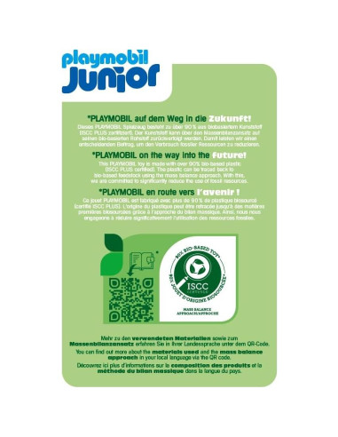 Playmobil Junior Puesto de Mercado Orgánico 17 Piezas
