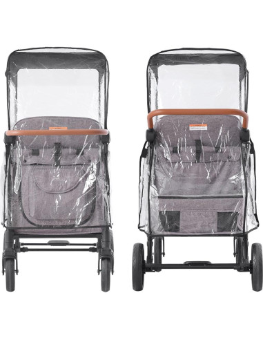 Cubierta de Lluvia SeedFuture para Carro de Paseo W4 - Impermeable y a Prueba de Viento