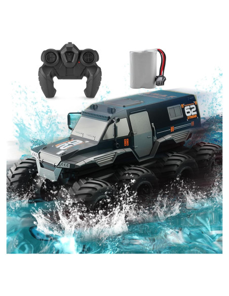 Coche RC Anfibio 1:12 KB KAIBO Negro 25KM/H 4WD Coche RC Anfibio 1:12 KB KAIBO Negro 25KM/H 4WD