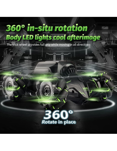 Coche de Control Remoto Asou JC02 4WD Verde 20 km/h