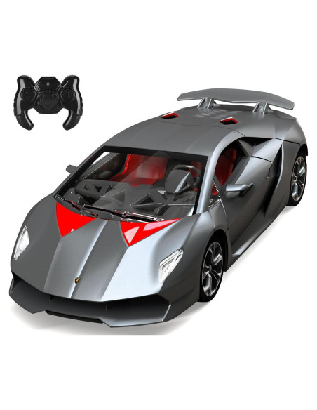 Coche RC GUOKAI Lamborghini Sesto Elemento 1/24 Gris Coche RC GUOKAI Lamborghini Sesto Elemento 1/24 Gris