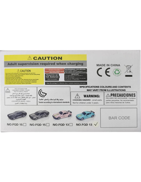 Coche RC Drift 4WD Feiyu 1:20 20KM/H Luces LED 2 Baterías Coche RC Drift 4WD Feiyu 1:20 20KM/H Luces LED 2 Baterías