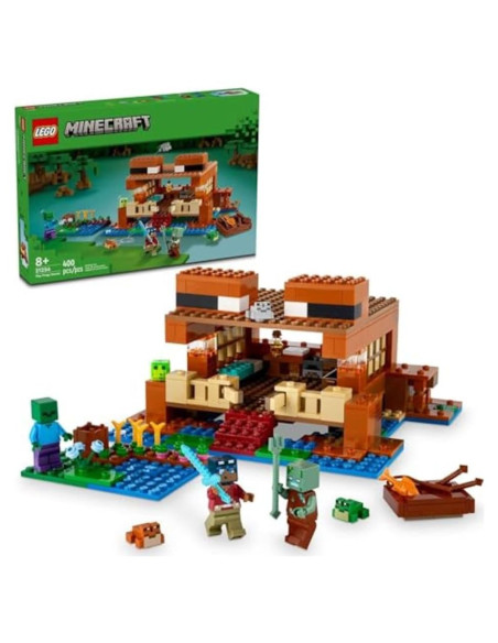 LEGO Minecraft Casa de la Rana 21256 Juguete 400 Piezas LEGO Minecraft Casa de la Rana 21256 Juguete 400 Piezas
