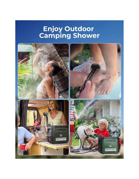 Calentador de Agua Portátil KEMIMOTO 6KW 20,000 BTU Camping Calentador de Agua Portátil KEMIMOTO 6KW 20,000 BTU Camping