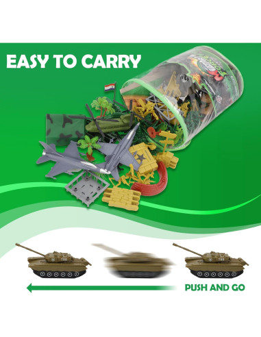 Conjunto de Soldados de Acción de 150 Pcs de deAO - Juguetes Militares para Niños 3+