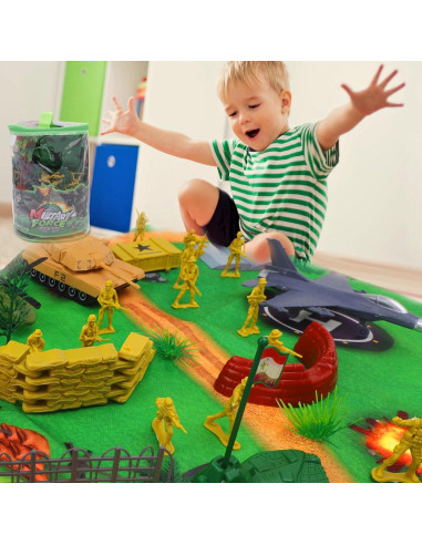 Conjunto de Soldados de Acción de 150 Pcs de deAO - Juguetes Militares para Niños 3+