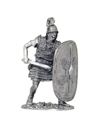 Soldado de Juguete de Estaño Guerrero Romano 54mm
