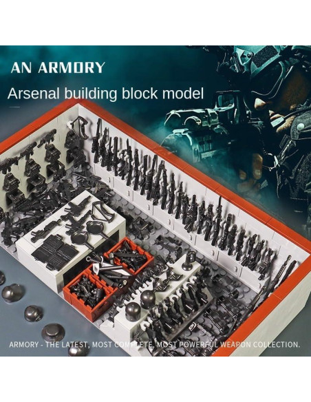 Juego de Bloques de Construcción Militar 520 Piezas ELEFOCUS Juego de Bloques de Construcción Militar 520 Piezas ELEFOCUS
