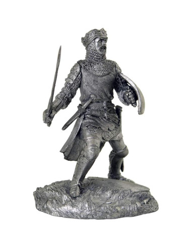 Soldado de Juguete Rey Ricardo I 54mm Metal Colección