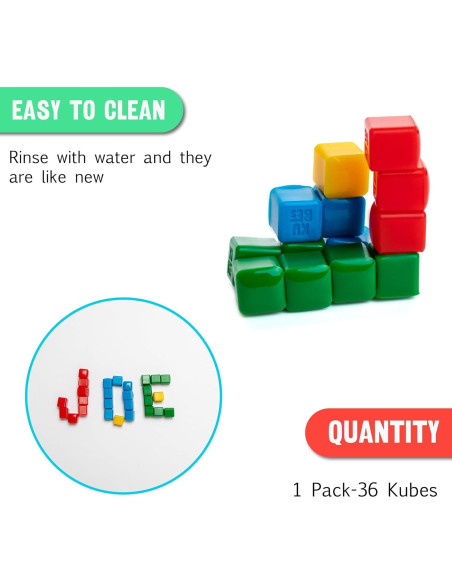 KOMARC GAMES StickiKubes 125 Cubos Apilables Arcoíris KOMARC GAMES StickiKubes 125 Cubos Apilables Arcoíris