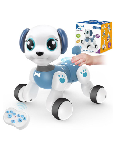 Perro Robot Control Remoto Britik 18.5x18.5x17.5cm