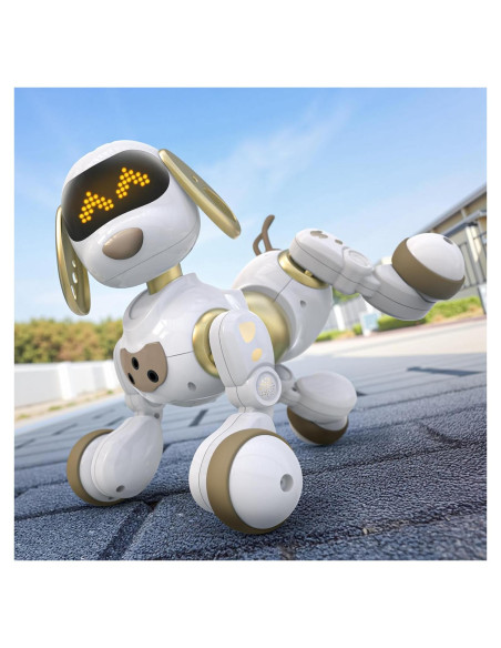 Perro Robot Interactivo Ruko 18011 con Control Remoto 25 cm Perro Robot Interactivo Ruko 18011 con Control Remoto 25 cm