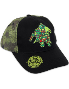 Gorra de béisbol TMNT para niños 4-6 años con stickers 2