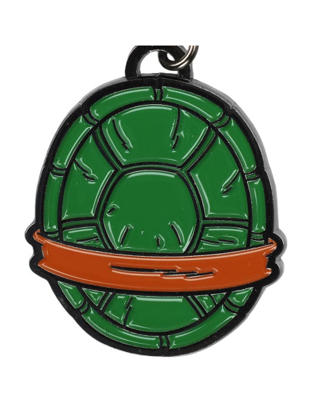 Llavero Tortugas Ninja Adolescente con 3 Encantos de Metal Llavero Tortugas Ninja Adolescente con 3 Encantos de Metal