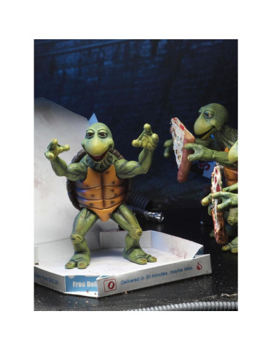 Figuras de Acción Tortugas Bebé NECA 1/4 Set 1990