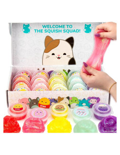 Conjunto de Slimes Aromatizados Squishmallows 25-Pack