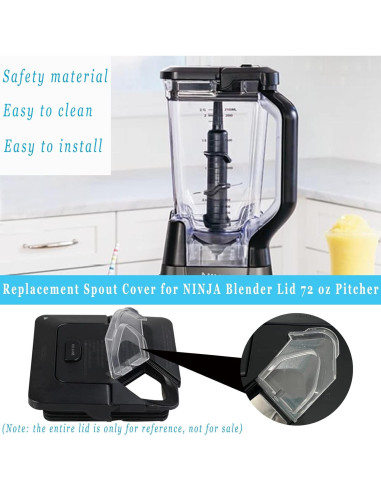 Tapa de Vertedor Reemplazo Ninja para Licuadora 72 oz