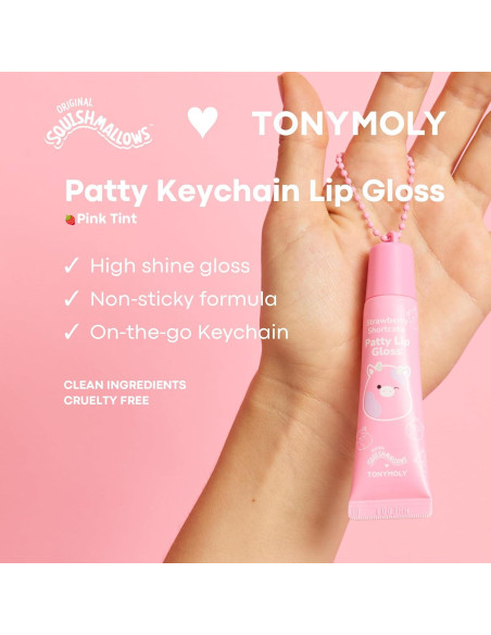 Gloss Labial TONYMOLY x Squishmallow Patty Fresa 11ml Gloss Labial TONYMOLY x Squishmallow Patty Fresa 11ml