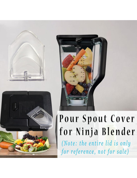 Tapa de Vertedor Reemplazo Ninja para Licuadora 72 oz Tapa de Vertedor Reemplazo Ninja para Licuadora 72 oz