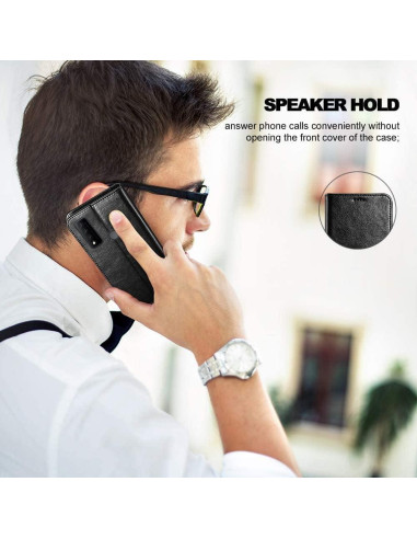 Funda de billetera TCL 30 SE con protector de pantalla