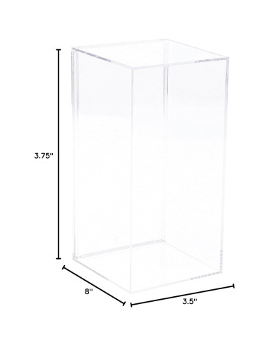Caja de Exhibición Plástica Transparente Pioneer 83C 20x9.5x8.9cm 6-Pack