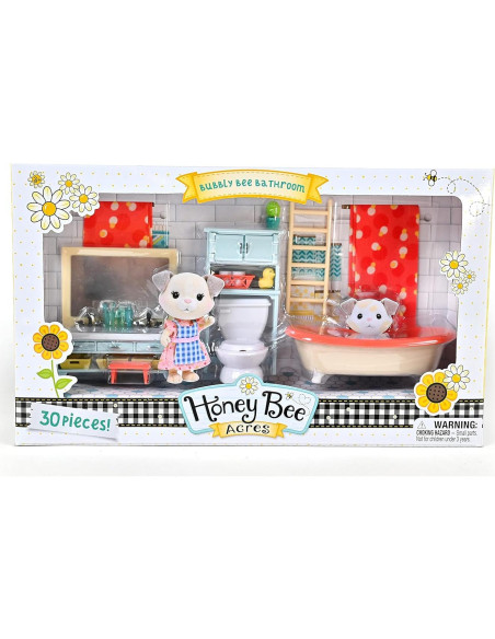 Muebles de Casa de Muñecas Bubbly Bee Sunny Days 30 Piezas Muebles de Casa de Muñecas Bubbly Bee Sunny Days 30 Piezas