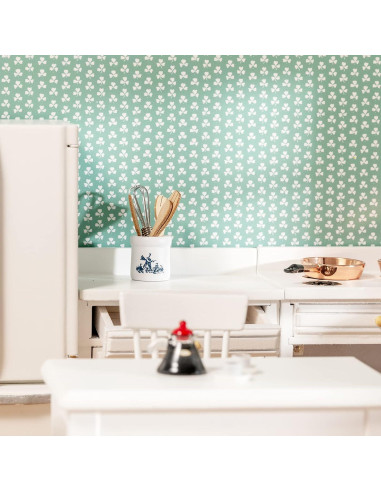 Conjunto de Muebles de Cocina Miniatura SAMCAMI 1:12
