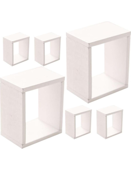 Estante de Almacenamiento Miniatura TOYANDONA 5x4.2 cm Blanco Estante de Almacenamiento Miniatura TOYANDONA 5x4.2 cm Blanco