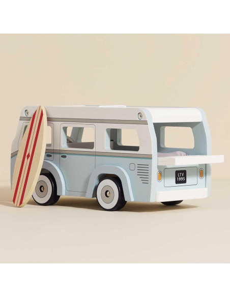 Furgoneta de Vacaciones de Madera Le Toy Van con Surf Furgoneta de Vacaciones de Madera Le Toy Van con Surf