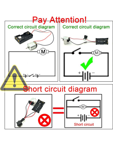 Kit de Motores de CC EUDAX 18 para Juguetes DIY 3V 24000RPM