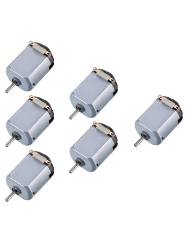 Paquete de 6 Motores Eléctricos Mini DC Topoox 3V 15000RPM