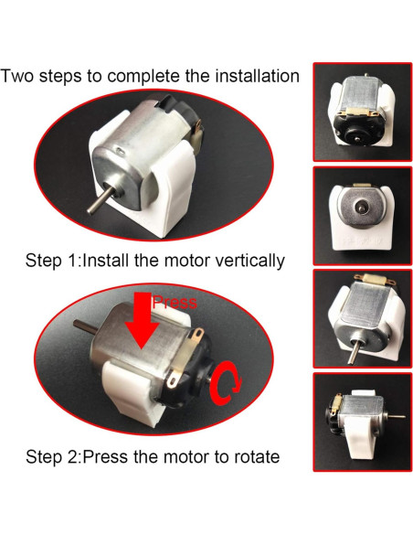 EUDAX 6 Motores Eléctricos Mini 1.5V-3V 24000RPM para Juguetes EUDAX 6 Motores Eléctricos Mini 1.5V-3V 24000RPM para Juguetes
