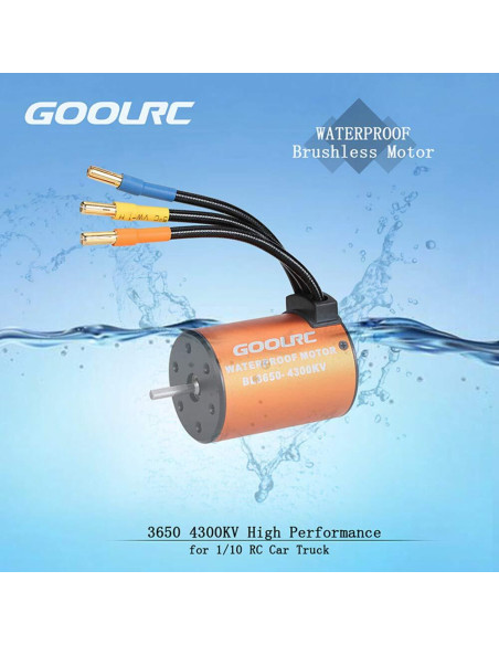 Motor Sin Escobillas GoolRC 4300KV y ESC 60A con Servo 20kg Motor Sin Escobillas GoolRC 4300KV y ESC 60A con Servo 20kg