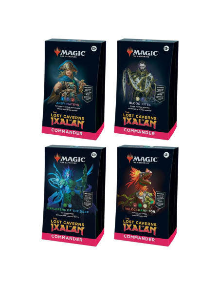 Magic: The Gathering Mazos Comandante Ixalan 4 en 1 Magic: The Gathering Mazos Comandante Ixalan 4 en 1
